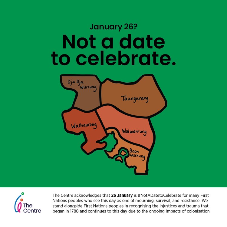 January 26 Statement – #NotADateToCelebrate