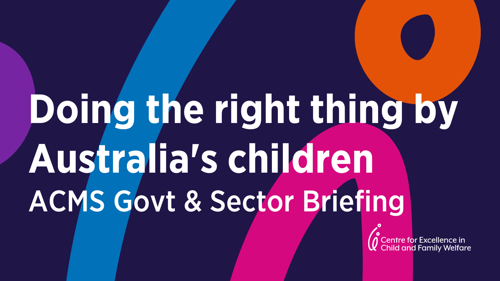 Doing the right thing by Australia’s children